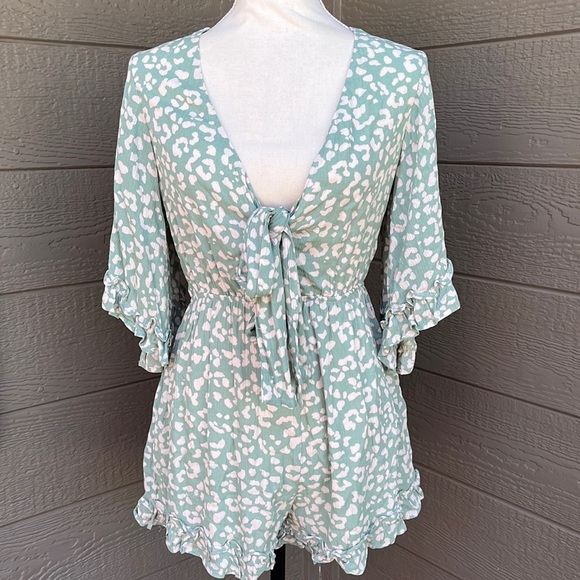 ILLA ILLA Pants - 🎉Host Pick- ILLA ILLA Sage Print Jumper